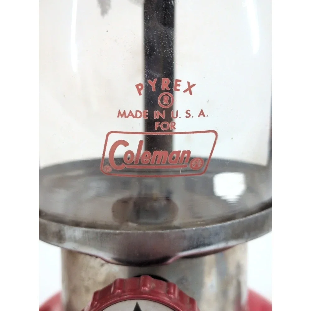 Vintage 1970 Coleman 200A Red Lantern 5 / 70 With Original Box